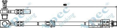 APEC BRAKING hos3749 -  Тормозной шланг